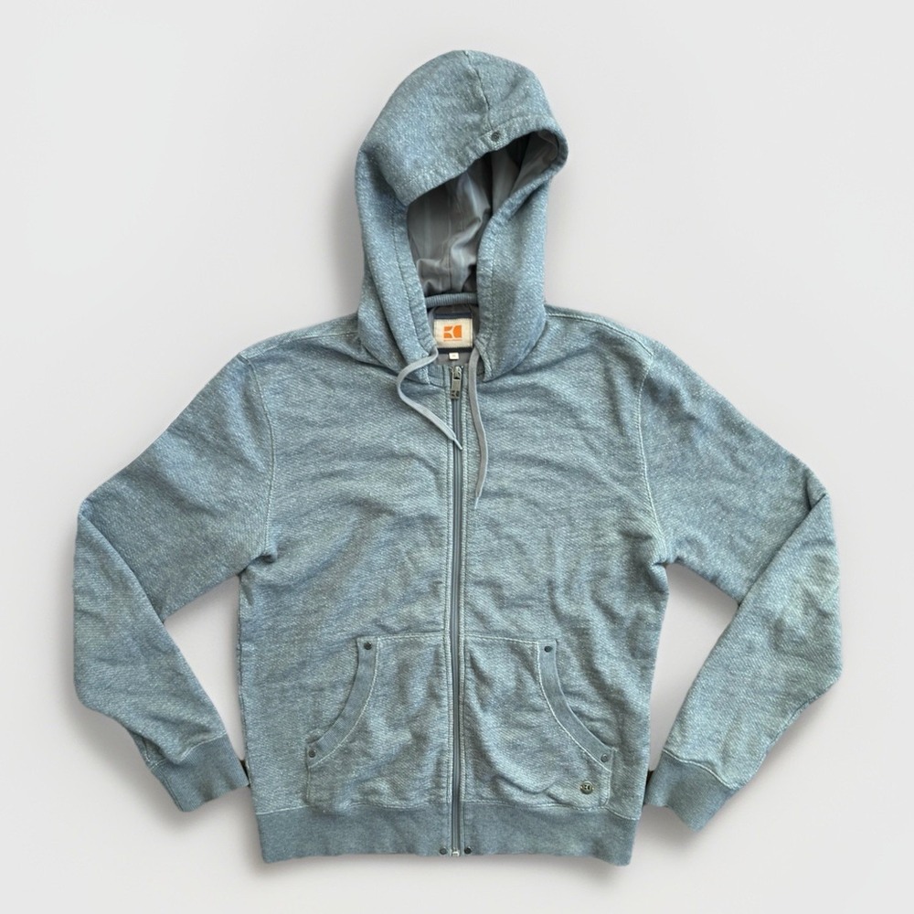 Boss Orange Full Zip Hoodie Gray Heather Sweatshirt Men's Size M